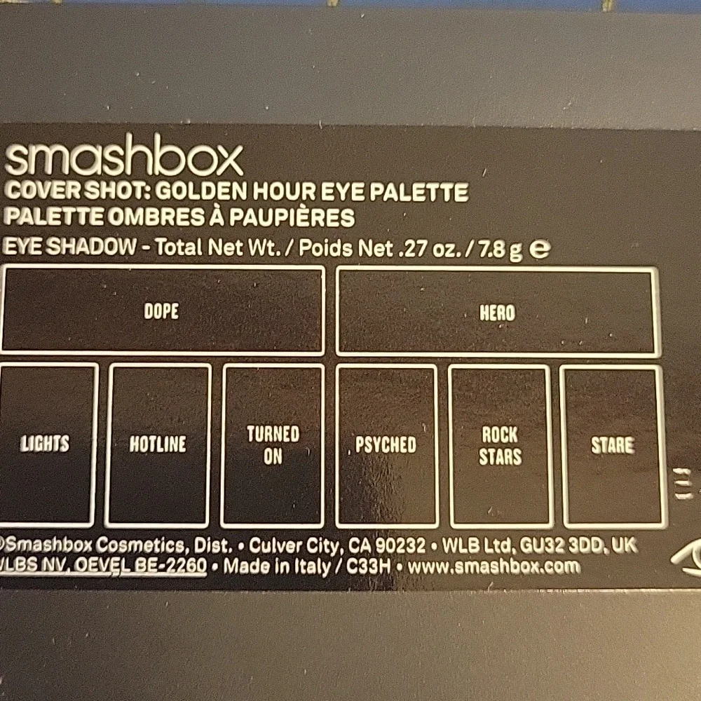 Smashbox Cover Shot Golden Hour Eye Palette Gold Brown 7.8g New In Box - Picture 4 of 6